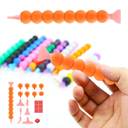 Diamond Painting Pen Diamond Art Pen 5D DIY Diamond Painting Tools (Orange)