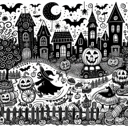 Halloween - Full Round Drill Diamond Painting 40*40CM