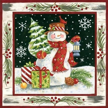 Christmas - Full Round Drill Diamond Painting 40*40CM