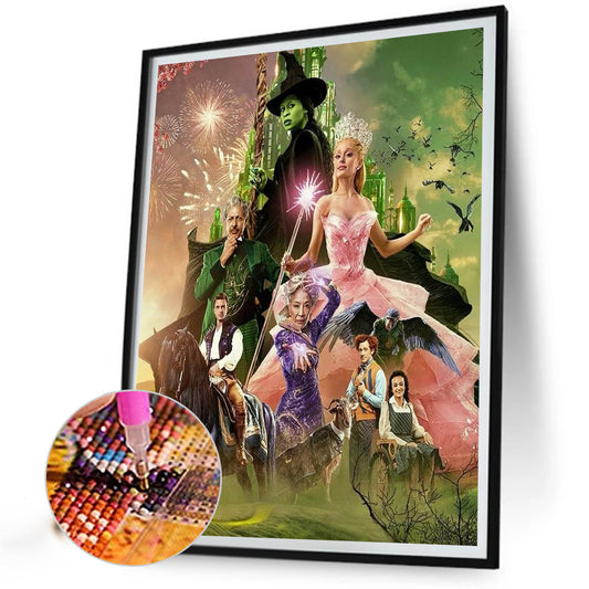 Movie - Full Round Drill Diamond Painting 40*50CM