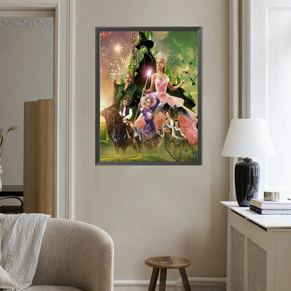 Movie - Full Round Drill Diamond Painting 40*50CM