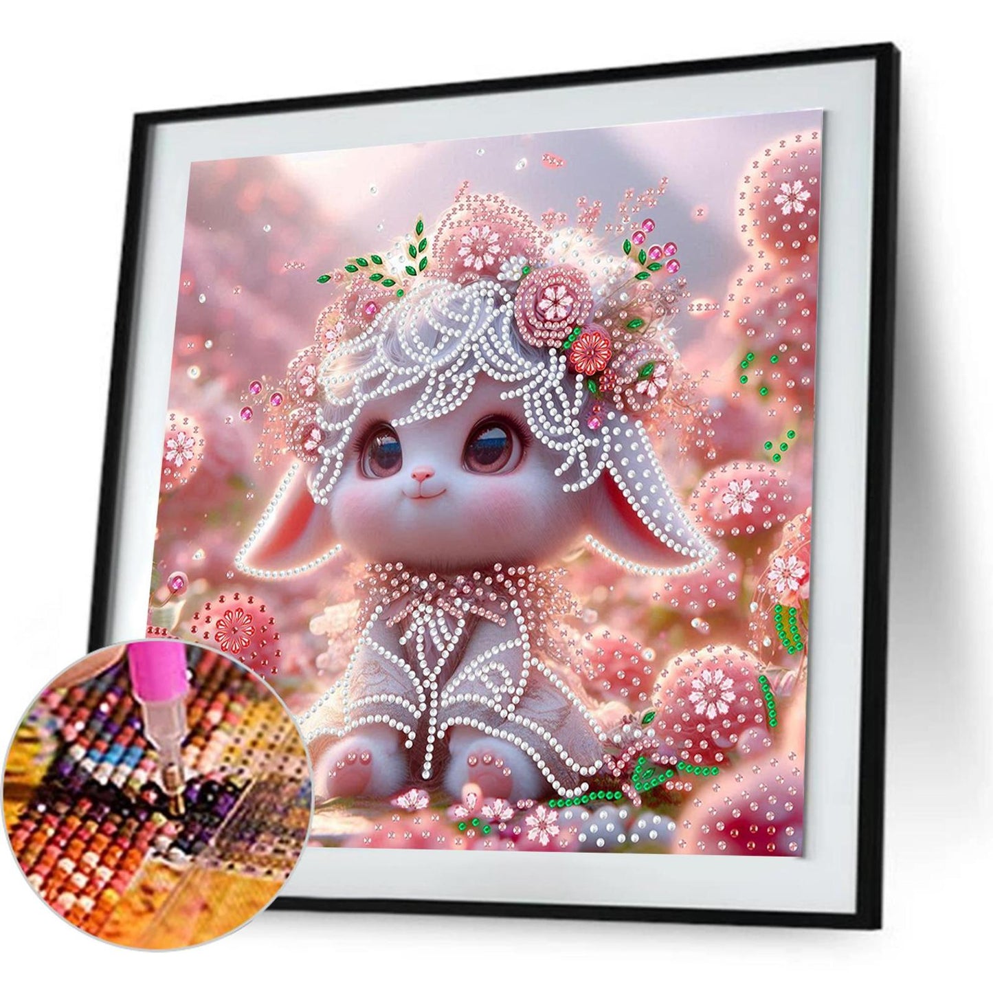 Cute Lamb - Special Shaped Drill Diamond Painting 30*30CM