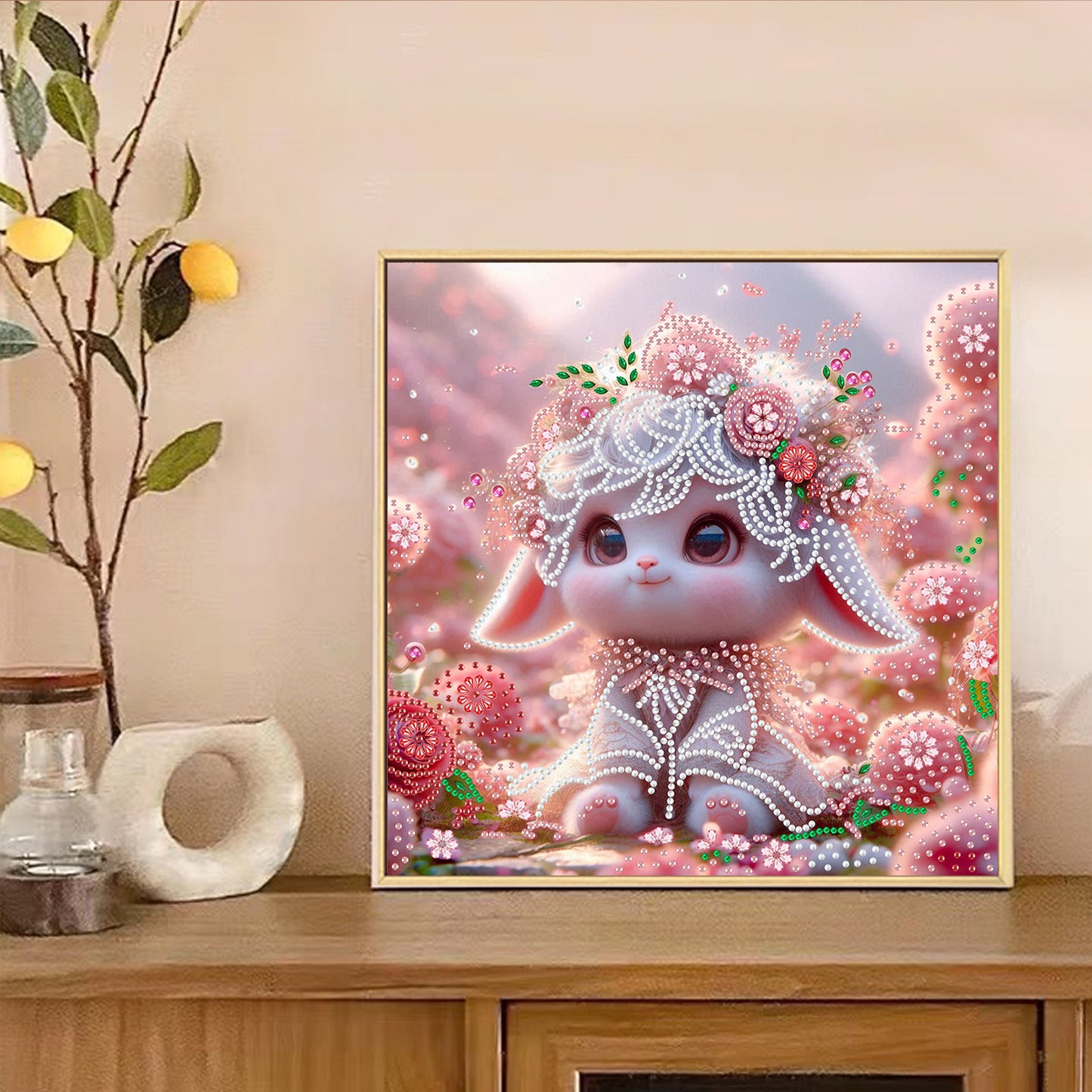 Cute Lamb - Special Shaped Drill Diamond Painting 30*30CM