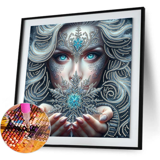 Enchanting Woman - Special Shaped Drill Diamond Painting 30*30CM