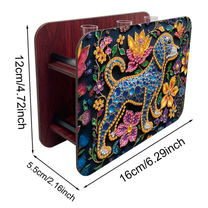 Gem Dog DIY Diamond Painting Wooden Tube Vase for Adults Gift Idea Home Decor