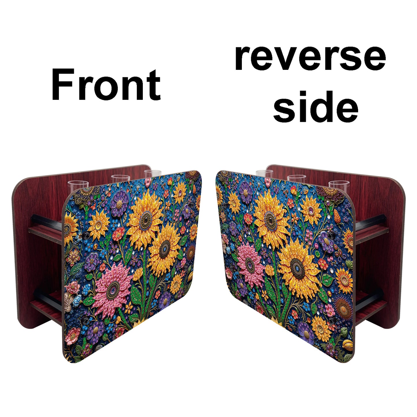 Gem Sunflower DIY Diamond Painting Wooden Tube Vase for Adults Gift Home Decor