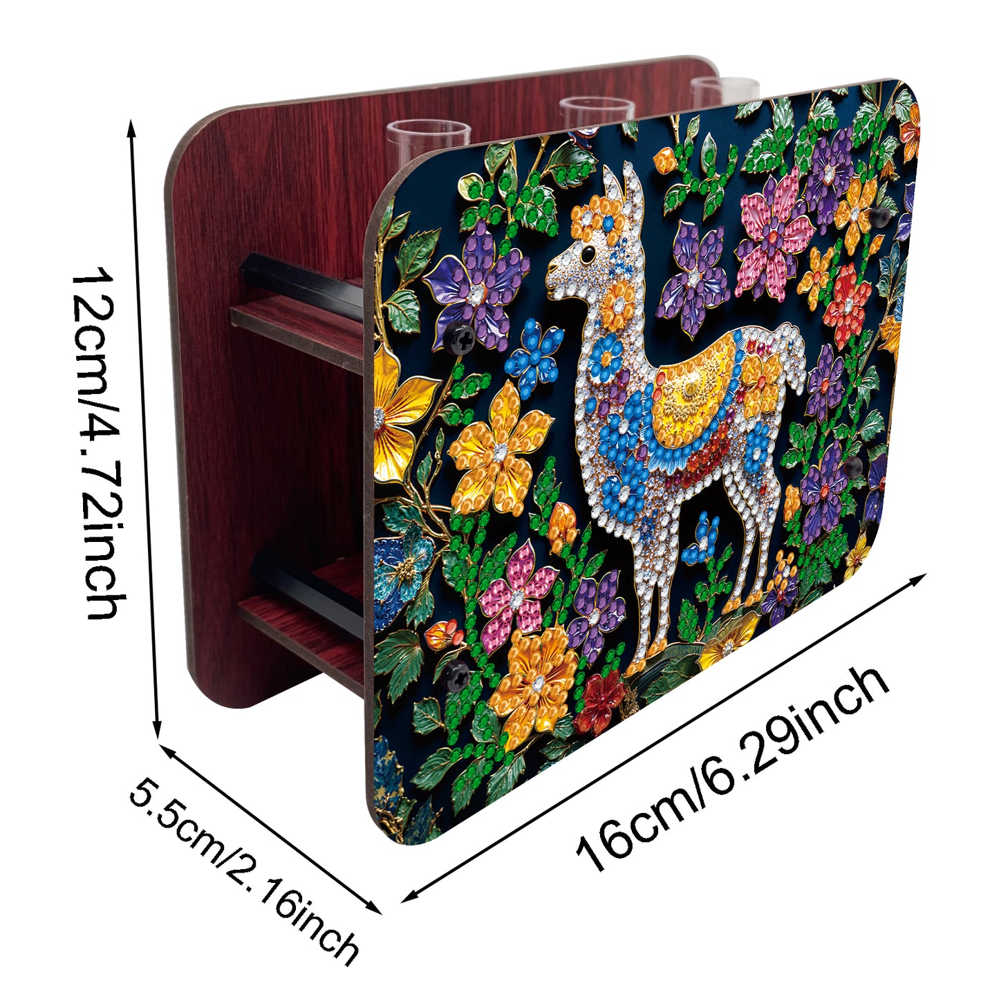 Gem Camel DIY Diamond Painting Wooden Tube Vase for Adults Gift Idea Home Decor