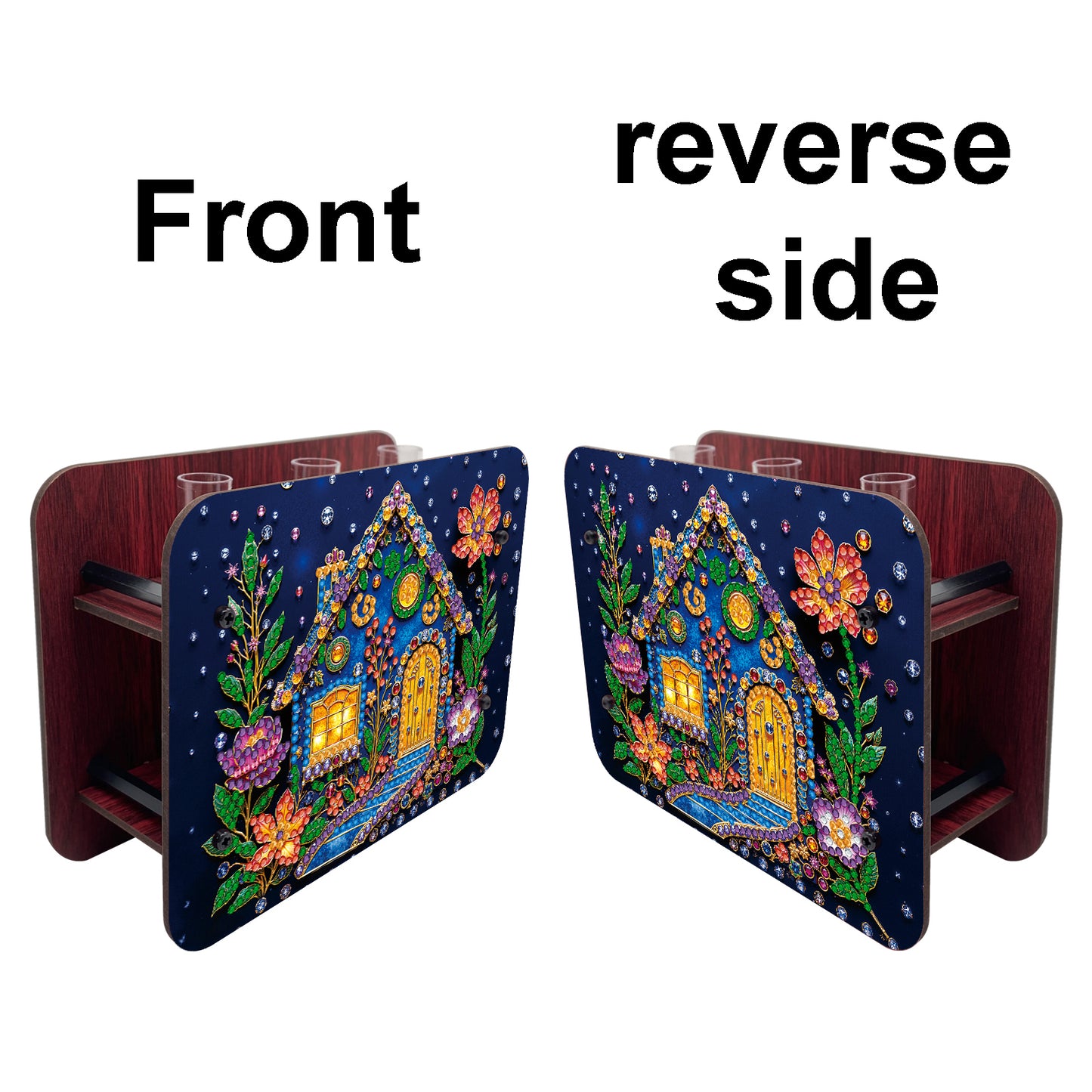 Gem House DIY Diamond Painting Wooden Tube Vase for Adults Gift Idea Home Decor