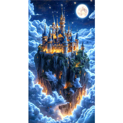 Castle - Full Round Drill Diamond Painting 40*70CM