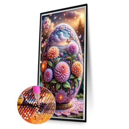 Flower - Full Round Drill Diamond Painting 40*70CM