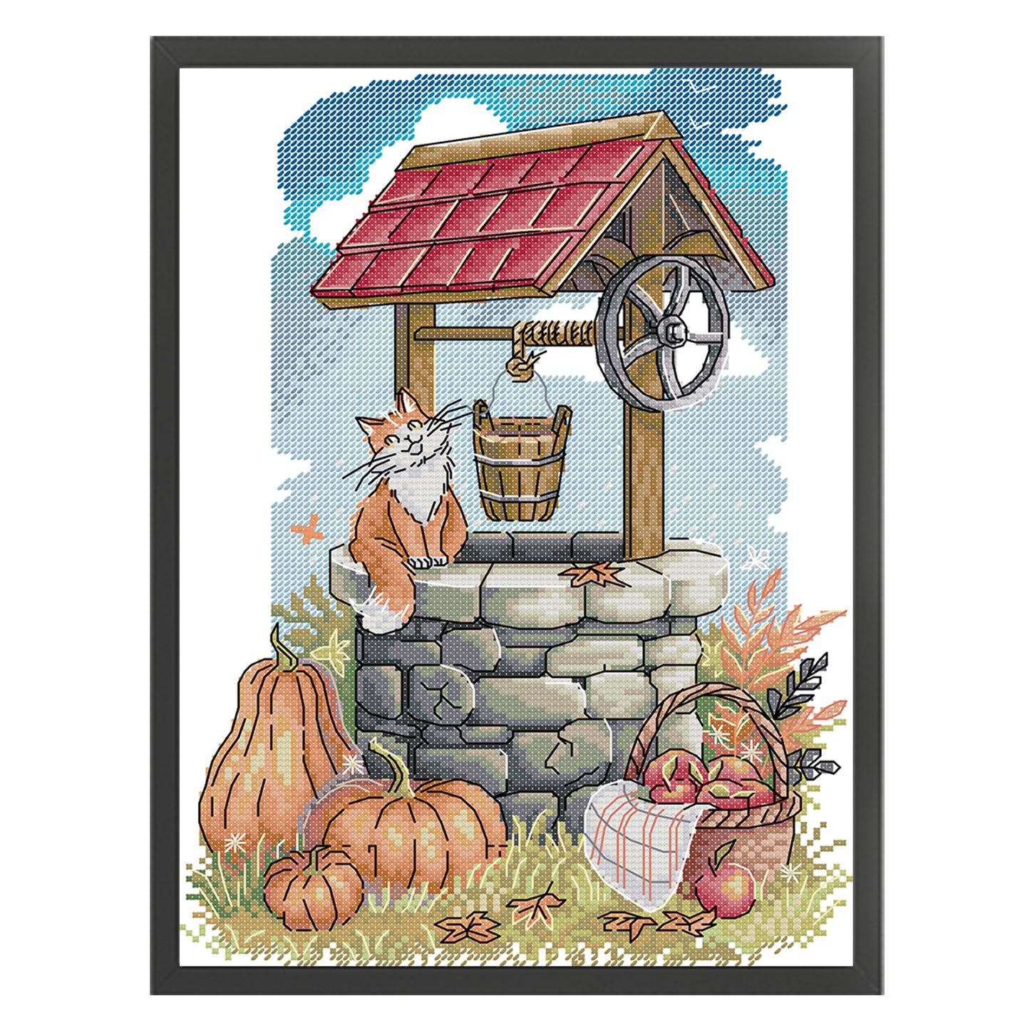 Original Well Of Hope - 14CT Stamped Cross Stitch 26*34CM (Joy Sunday)