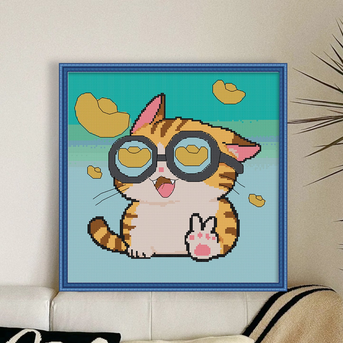 May Those Who See This Prosper! - 14CT Stamped Cross Stitch 31*31CM (Joy Sunday)