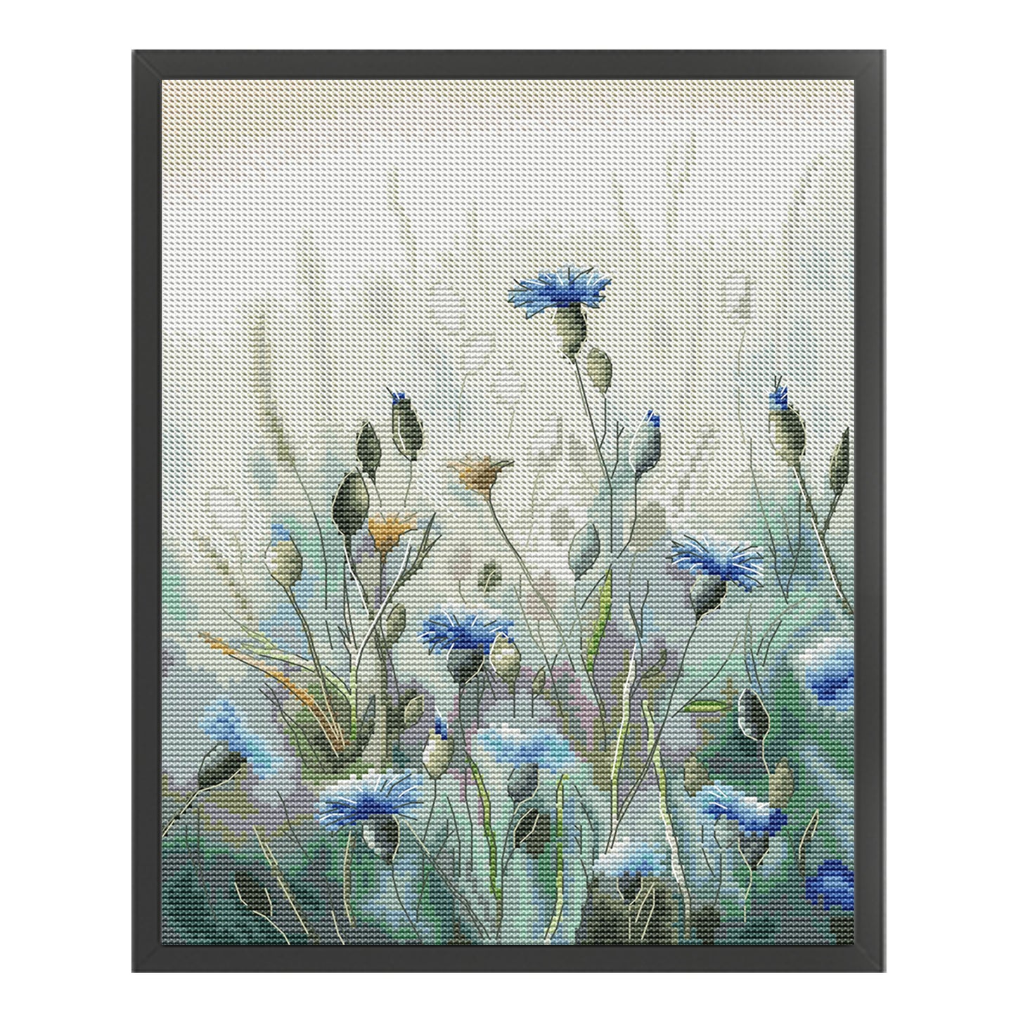 Cornflowers - 14CT Stamped Cross Stitch 28*35CM (Joy Sunday)