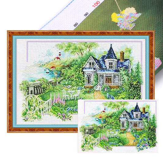 Summer'S Refreshment - 11CT Stamped Cross Stitch 85*60CM (Mona Lisa Brand)