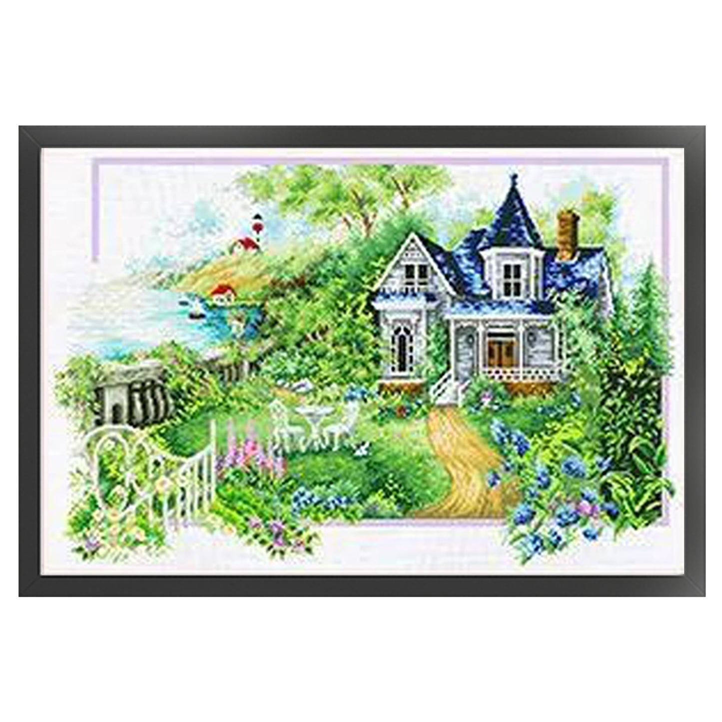 Summer'S Refreshment - 11CT Stamped Cross Stitch 85*60CM (Mona Lisa Brand)