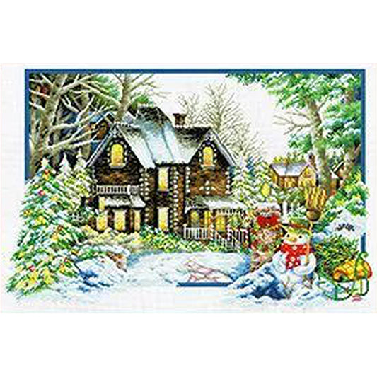 Winter'S Tenderness - 11CT Stamped Cross Stitch 85*60CM (Mona Lisa Brand)