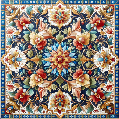 Floral Datura - Full Round Drill Diamond Painting 40*40CM