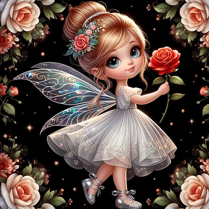 Elf Girl - Full Round Drill Diamond Painting 40*40CM