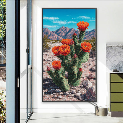 Cactus - Full Round Drill Diamond Painting 40*70CM
