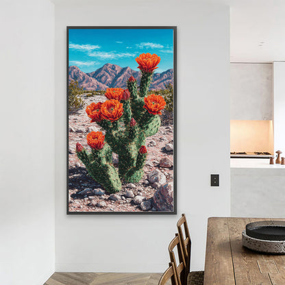 Cactus - Full Round Drill Diamond Painting 40*70CM
