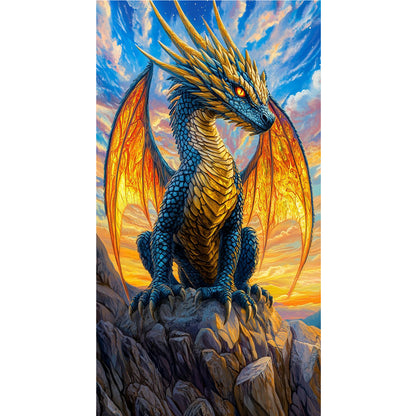 Dinosaurs - Full Round Drill Diamond Painting 40*70CM