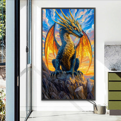 Dinosaurs - Full Round Drill Diamond Painting 40*70CM