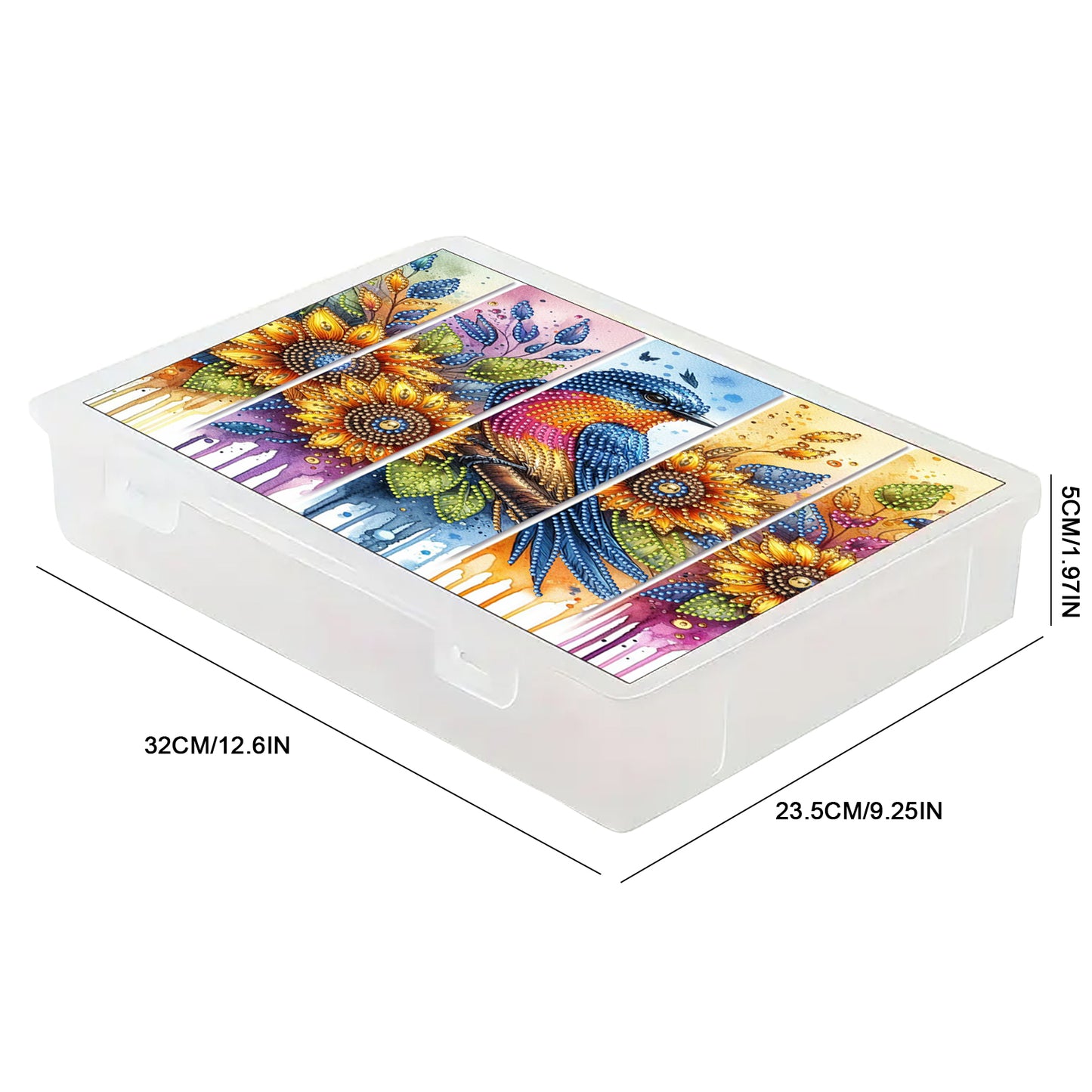 Bluebird 5D DIY Full Diamond Art Storage Box Crystal Mosaic Storage Container