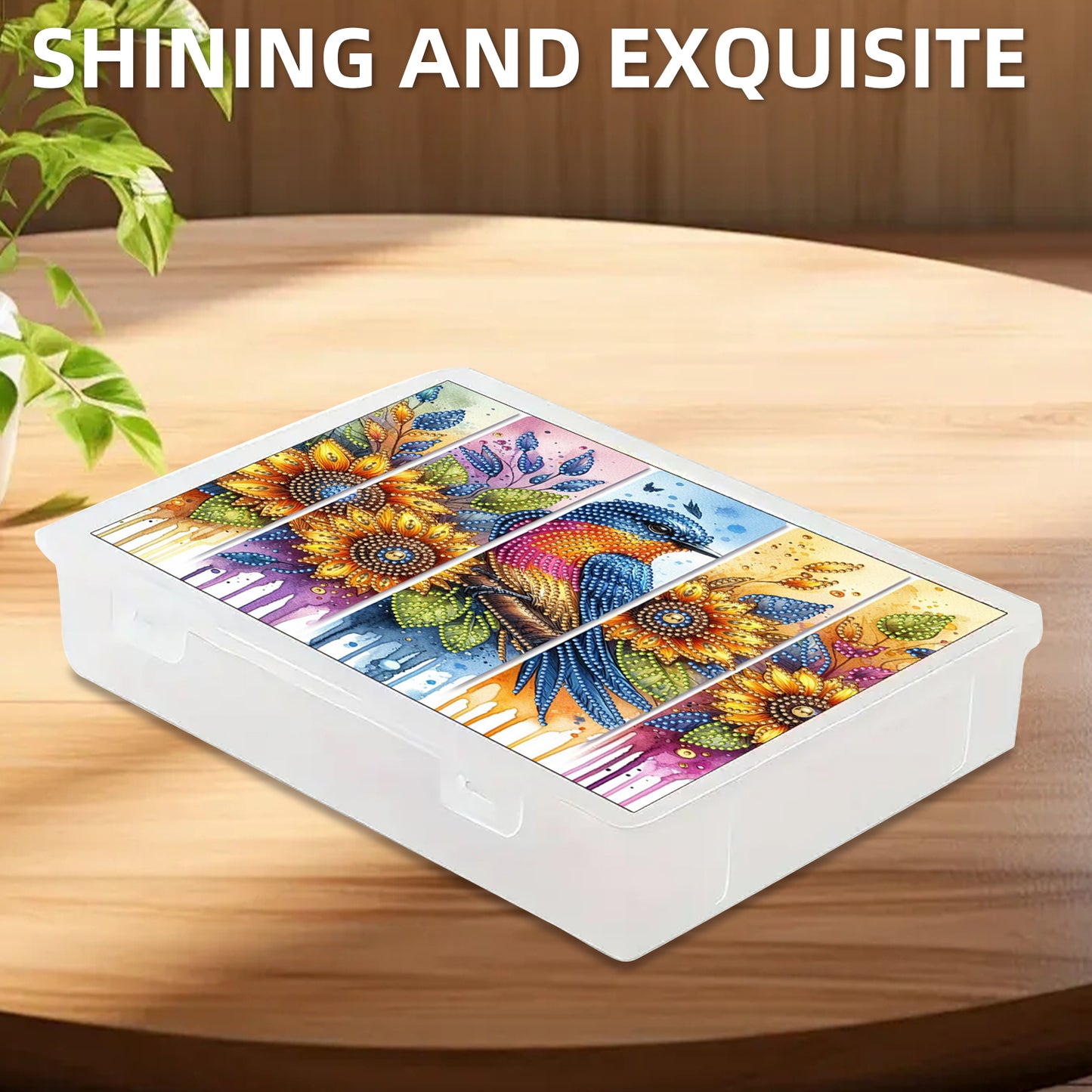 Bluebird 5D DIY Full Diamond Art Storage Box Crystal Mosaic Storage Container