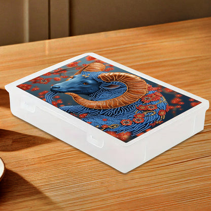 Sheep 5D DIY Full Diamond Art Storage Box Crystal Mosaic Storage Container Kit