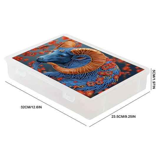 Sheep 5D DIY Full Diamond Art Storage Box Crystal Mosaic Storage Container Kit