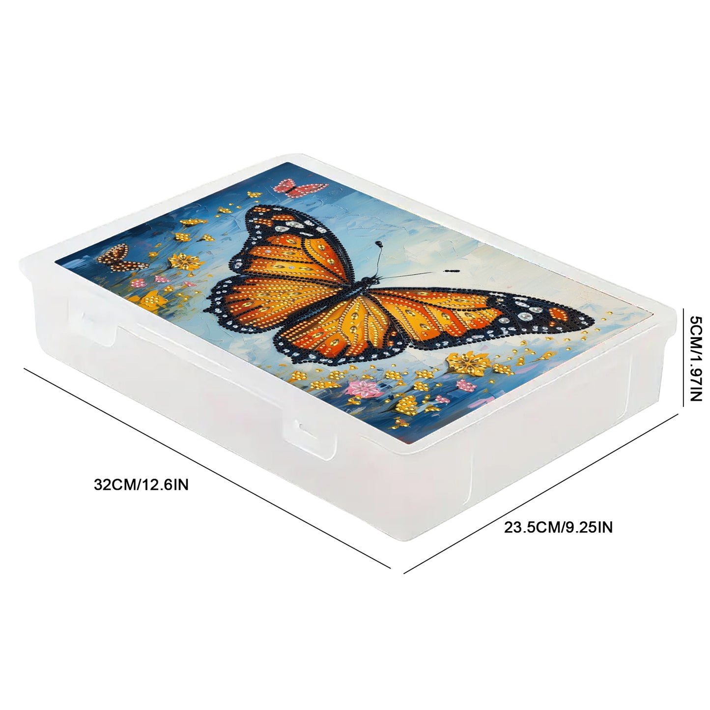 Butterfly 5D DIY Full Diamond Art Storage Box Crystal Mosaic Storage Container