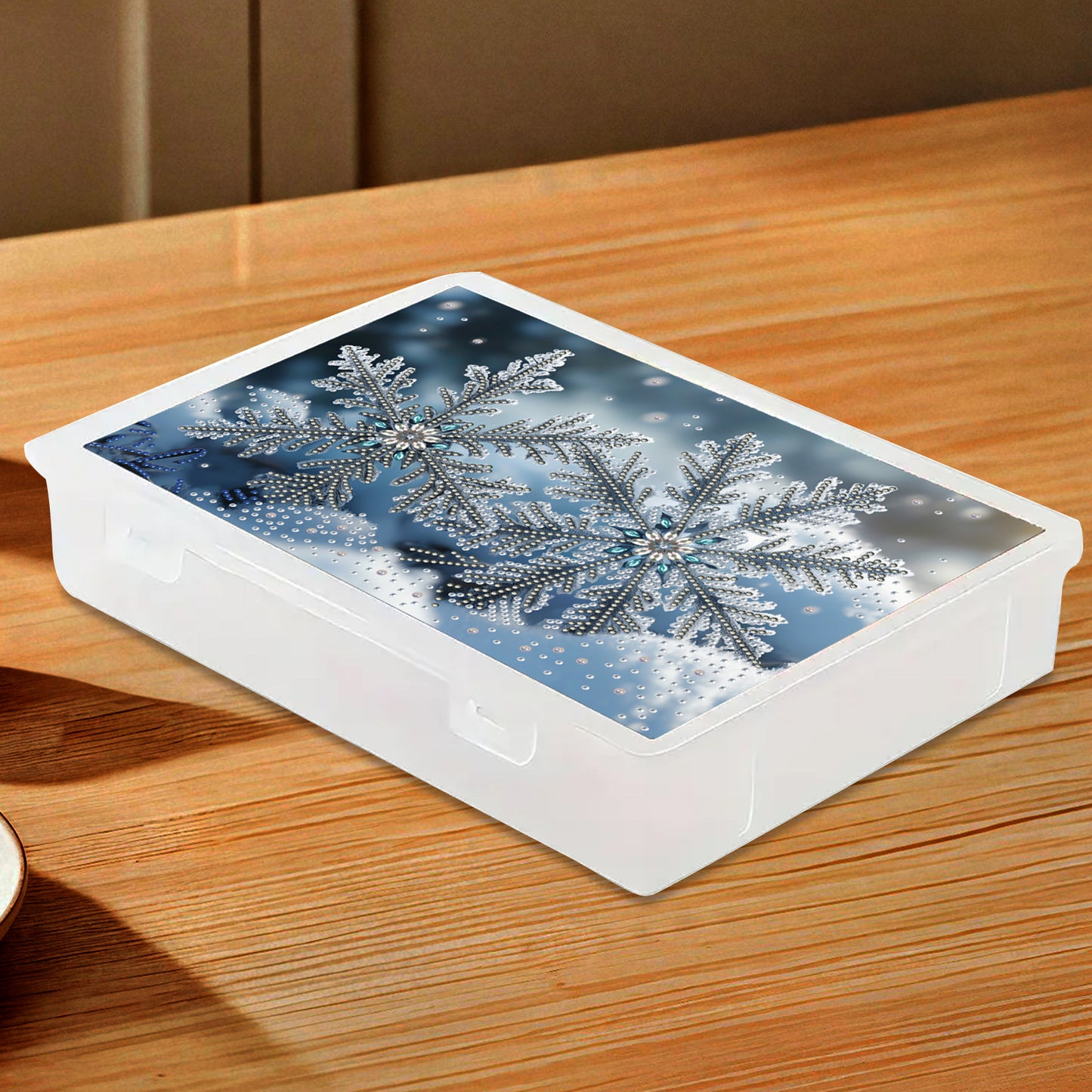 Snowflake 5D DIY Full Diamond Art Storage Box Crystal Mosaic Storage Container