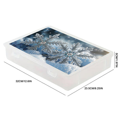 Snowflake 5D DIY Full Diamond Art Storage Box Crystal Mosaic Storage Container