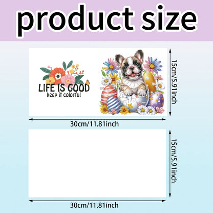 12pcs Cat Theme DIY Diamond Art Greeting Cards with Envelope for Birthday Gift