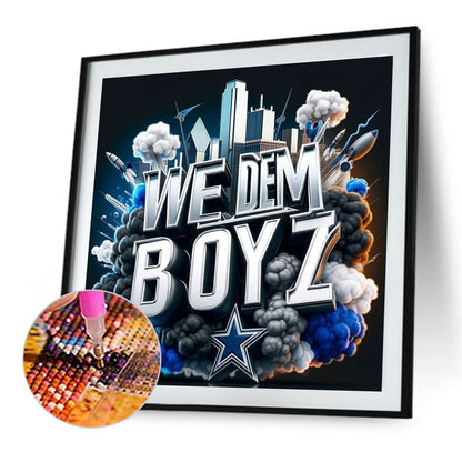 Dallas Cowboys - Full Round Drill Diamond Painting 40*40CM