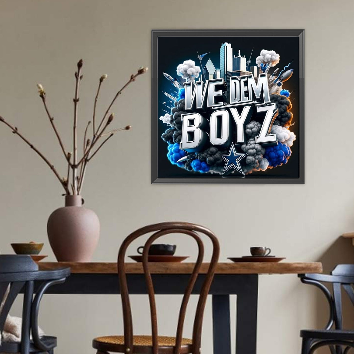 Dallas Cowboys - Full Round Drill Diamond Painting 40*40CM