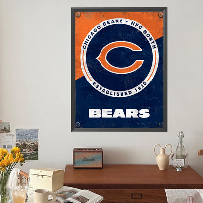 Chicago Bears - Full Round Drill Diamond Painting 40*50CM
