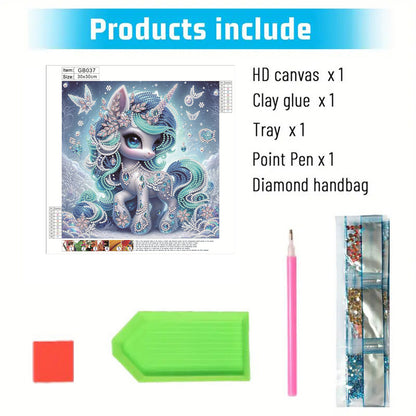 Unicorn - Special Shaped Drill Diamond Painting 30*30CM
