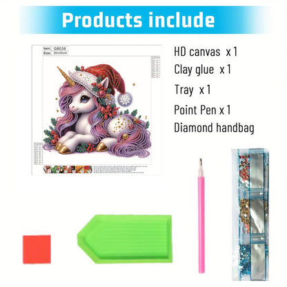 Unicorn - Special Shaped Drill Diamond Painting 30*30CM