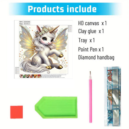 Unicorn - Special Shaped Drill Diamond Painting 30*30CM
