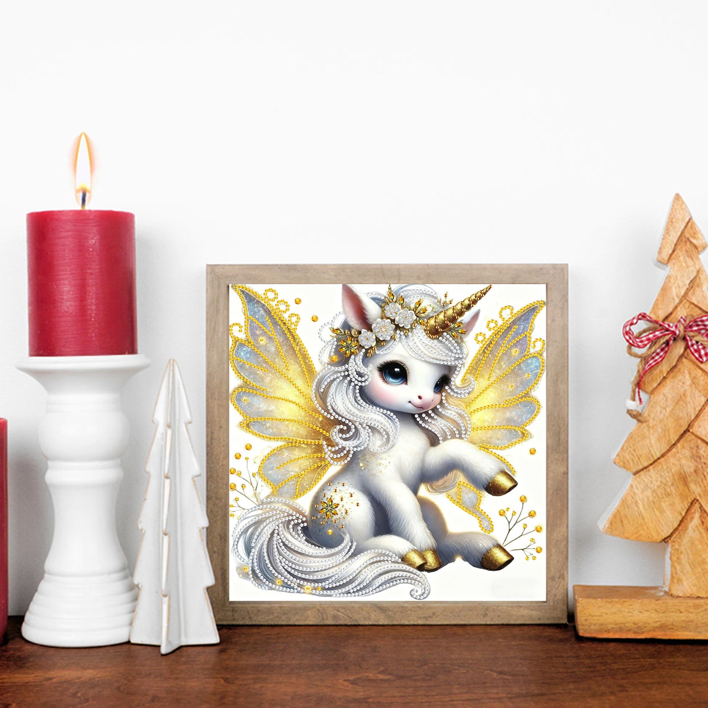 Unicorn - Special Shaped Drill Diamond Painting 30*30CM