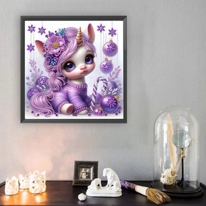 Unicorn - Special Shaped Drill Diamond Painting 30*30CM