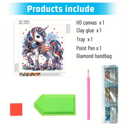 Unicorn - Special Shaped Drill Diamond Painting 30*30CM