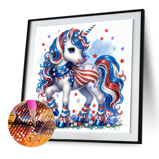 Unicorn - Special Shaped Drill Diamond Painting 30*30CM