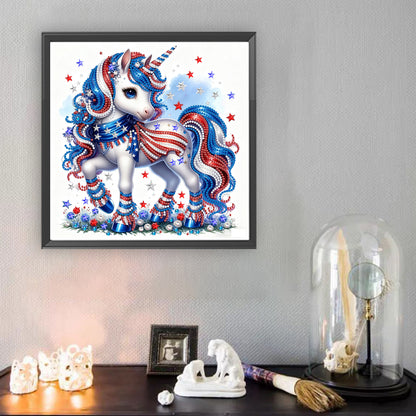 Unicorn - Special Shaped Drill Diamond Painting 30*30CM