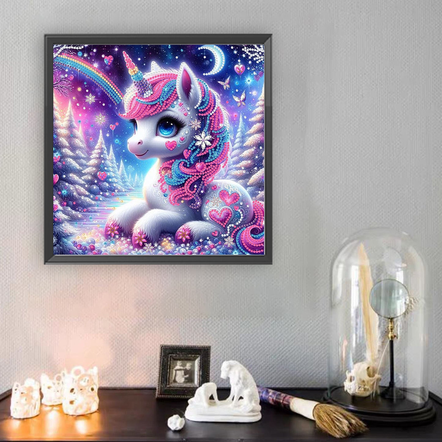 Unicorn - Special Shaped Drill Diamond Painting 30*30CM