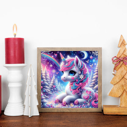 Unicorn - Special Shaped Drill Diamond Painting 30*30CM