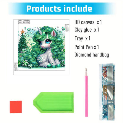 Unicorn - Special Shaped Drill Diamond Painting 30*30CM