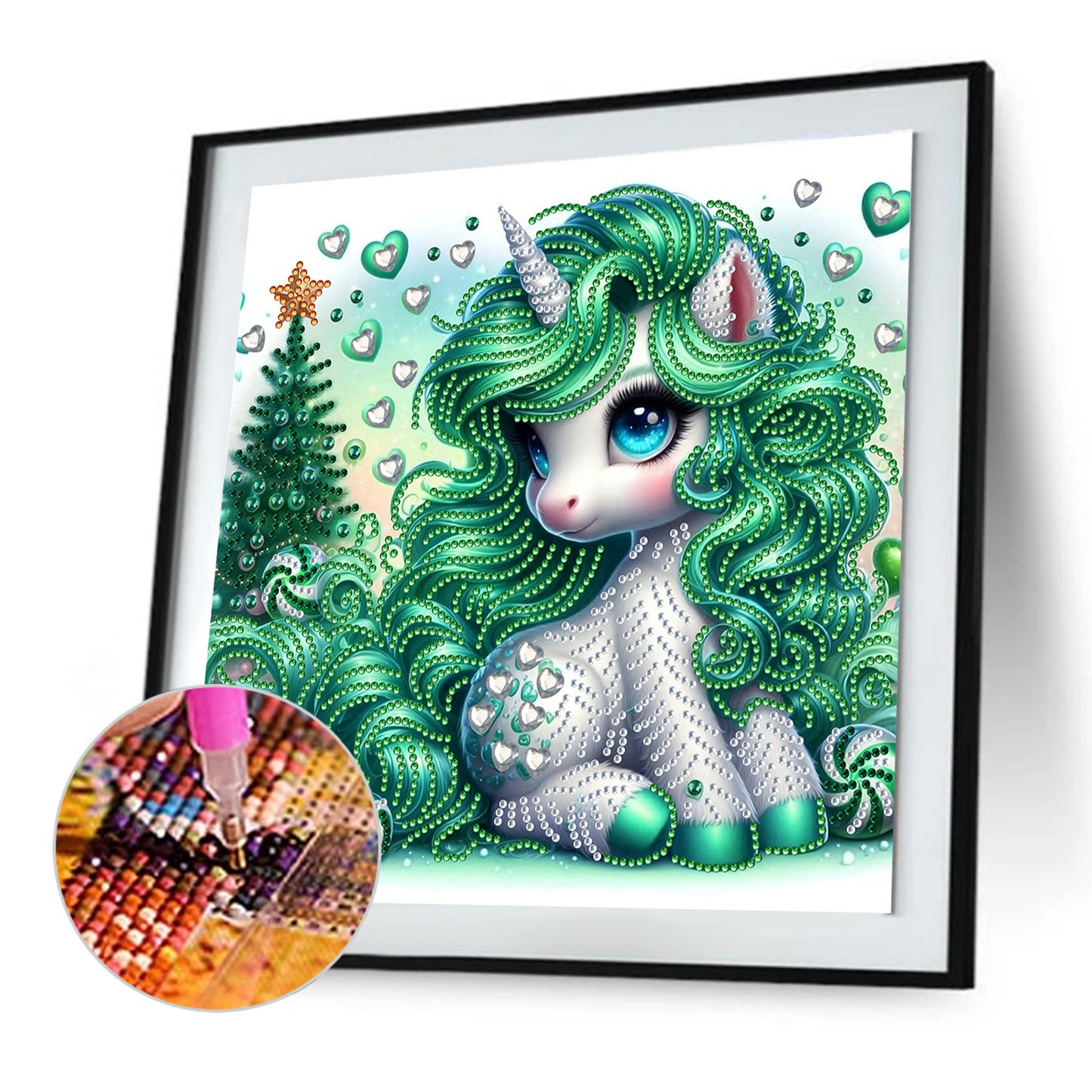 Unicorn - Special Shaped Drill Diamond Painting 30*30CM