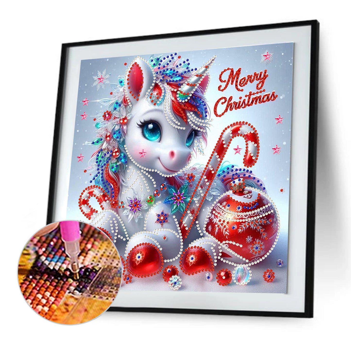 Unicorn - Special Shaped Drill Diamond Painting 30*30CM